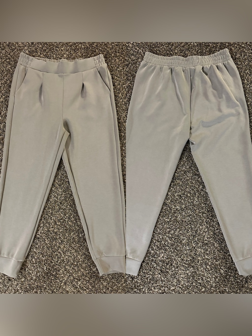Avia Women's ScubaKnit Pleat Jogger Pants size medium